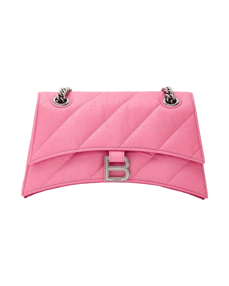Balenciaga Leather Pink Shoulder Bag Glam Steals
