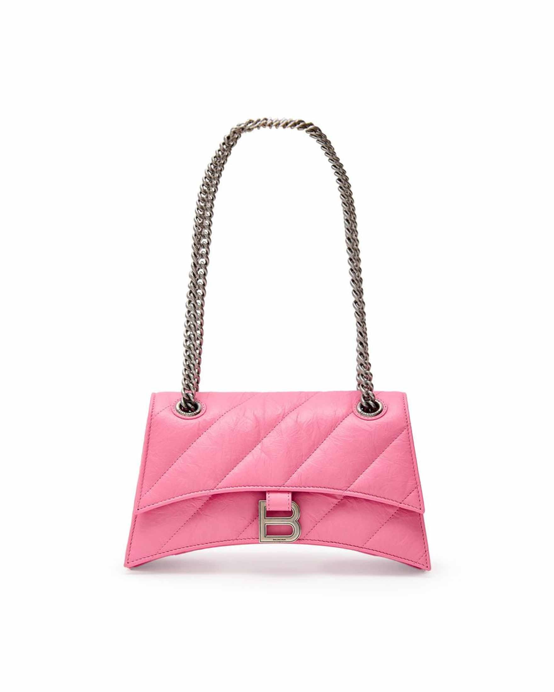 Balenciaga Pink Leather Shoulder Bag Glam Steals