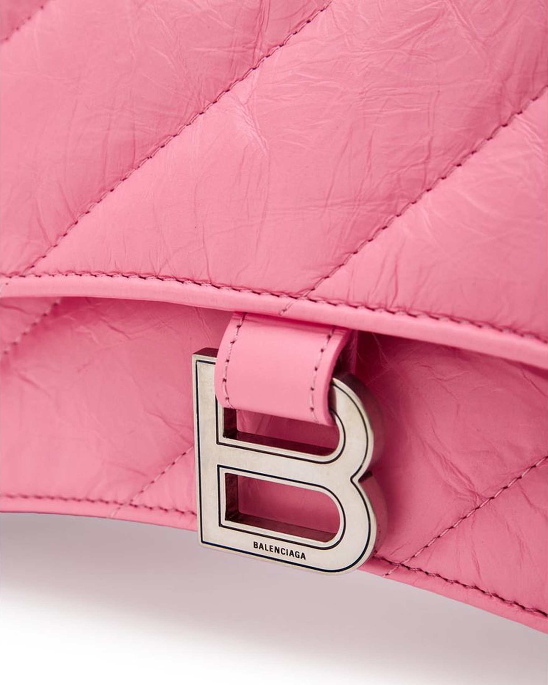 Balenciaga Pink Leather Shoulder Bag Glam Steals