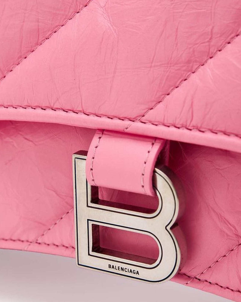 Balenciaga Pink Leather Shoulder Bag Glam Steals