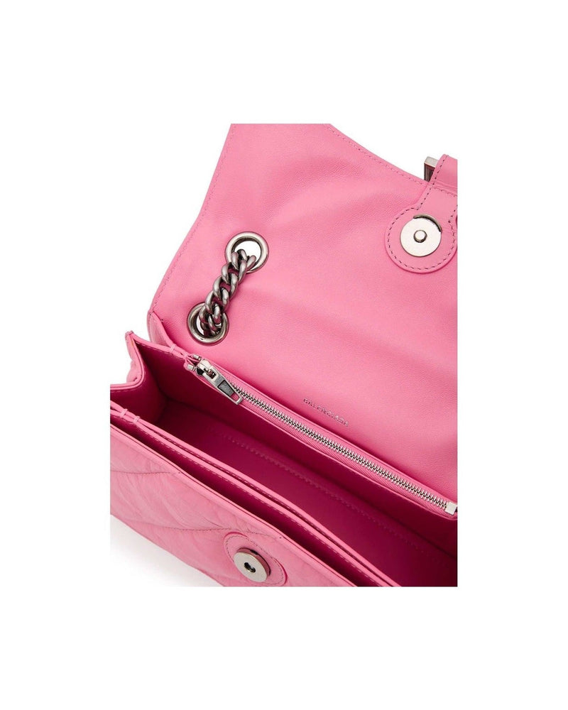 Balenciaga Pink Leather Shoulder Bag Glam Steals