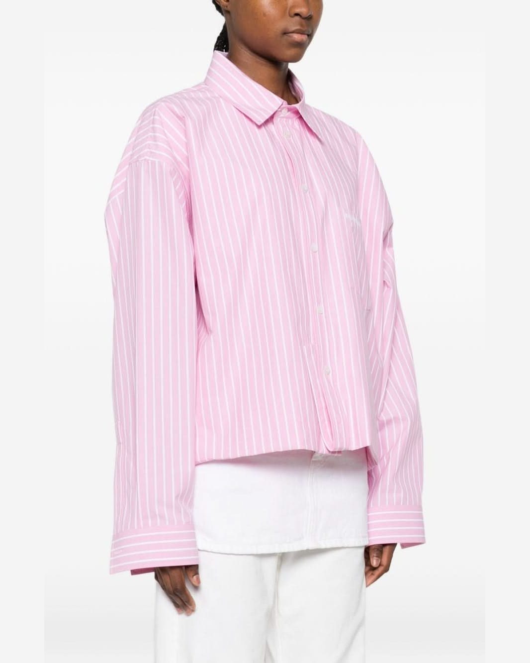 Balenciaga Pink Shirt Shirts
