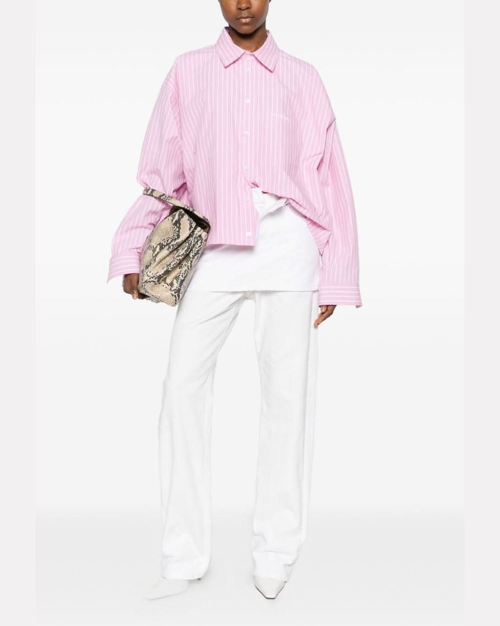 Balenciaga Pink Shirt Shirts