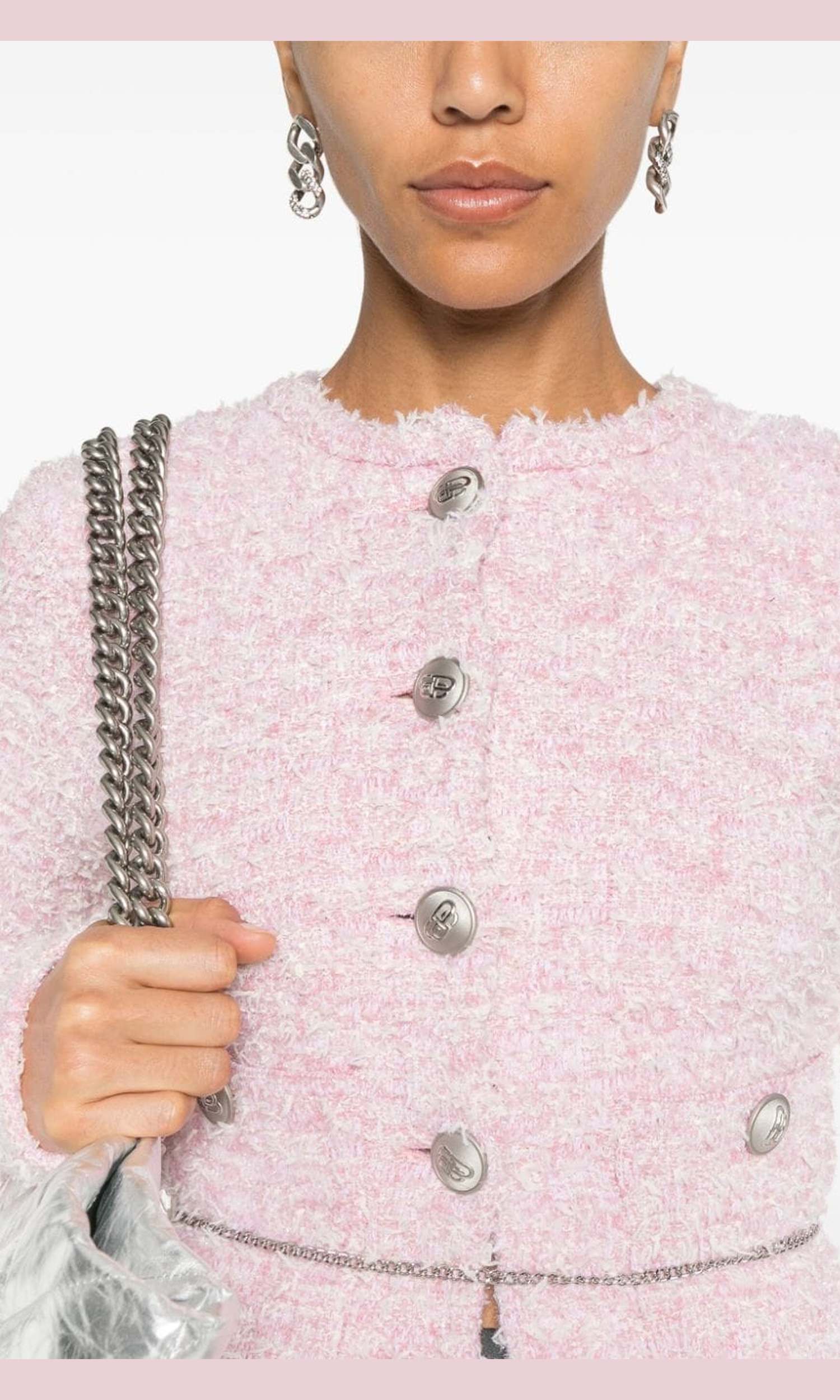 Balenciaga Pink Sweater Glam Steals