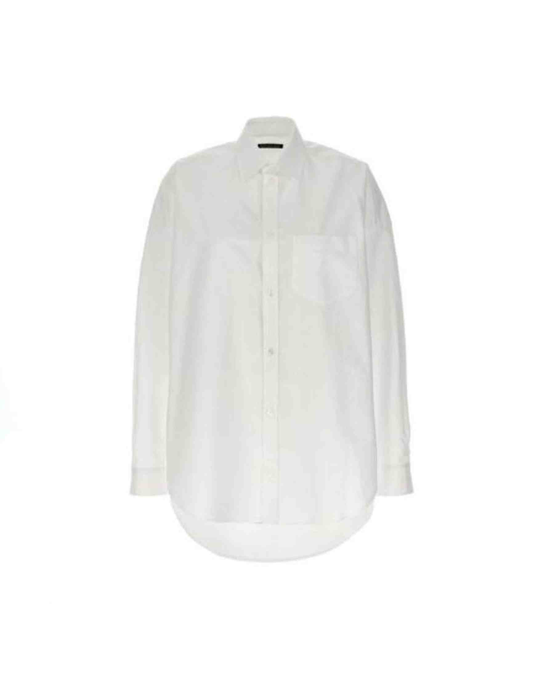 Balenciaga Poplin Oversize Shirt Glam Steals