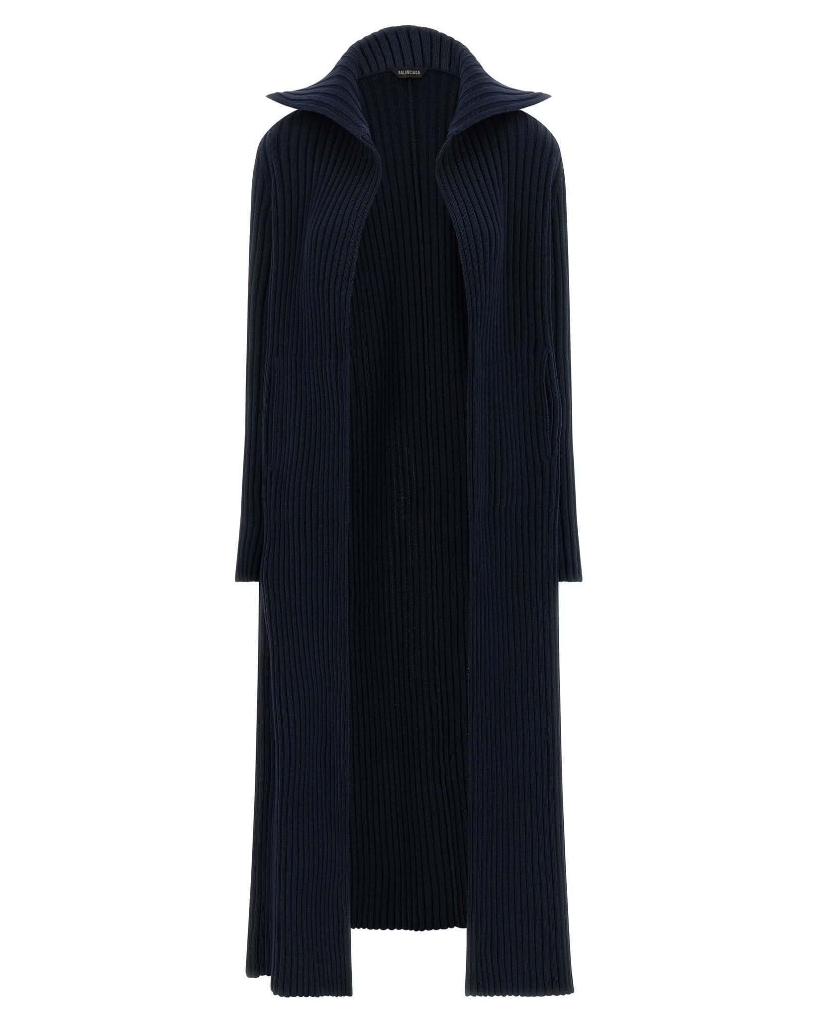 Balenciaga Ribbed Cardigan Glam Steals