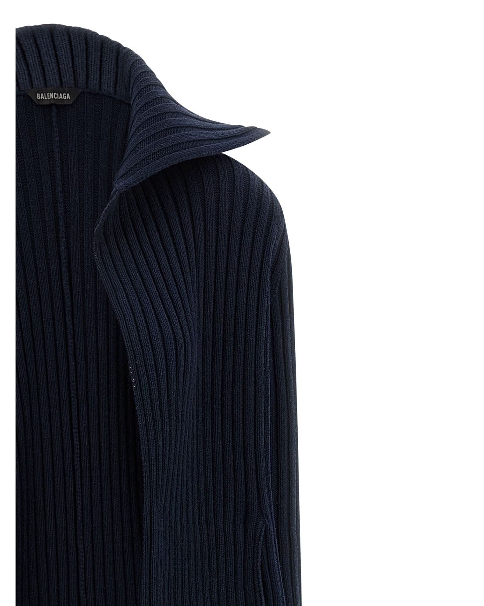 Balenciaga Ribbed Cardigan Glam Steals