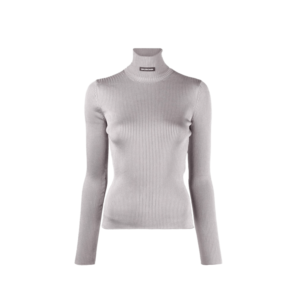 Balenciaga Ribbed Turtleneck Sweater Glam Steals