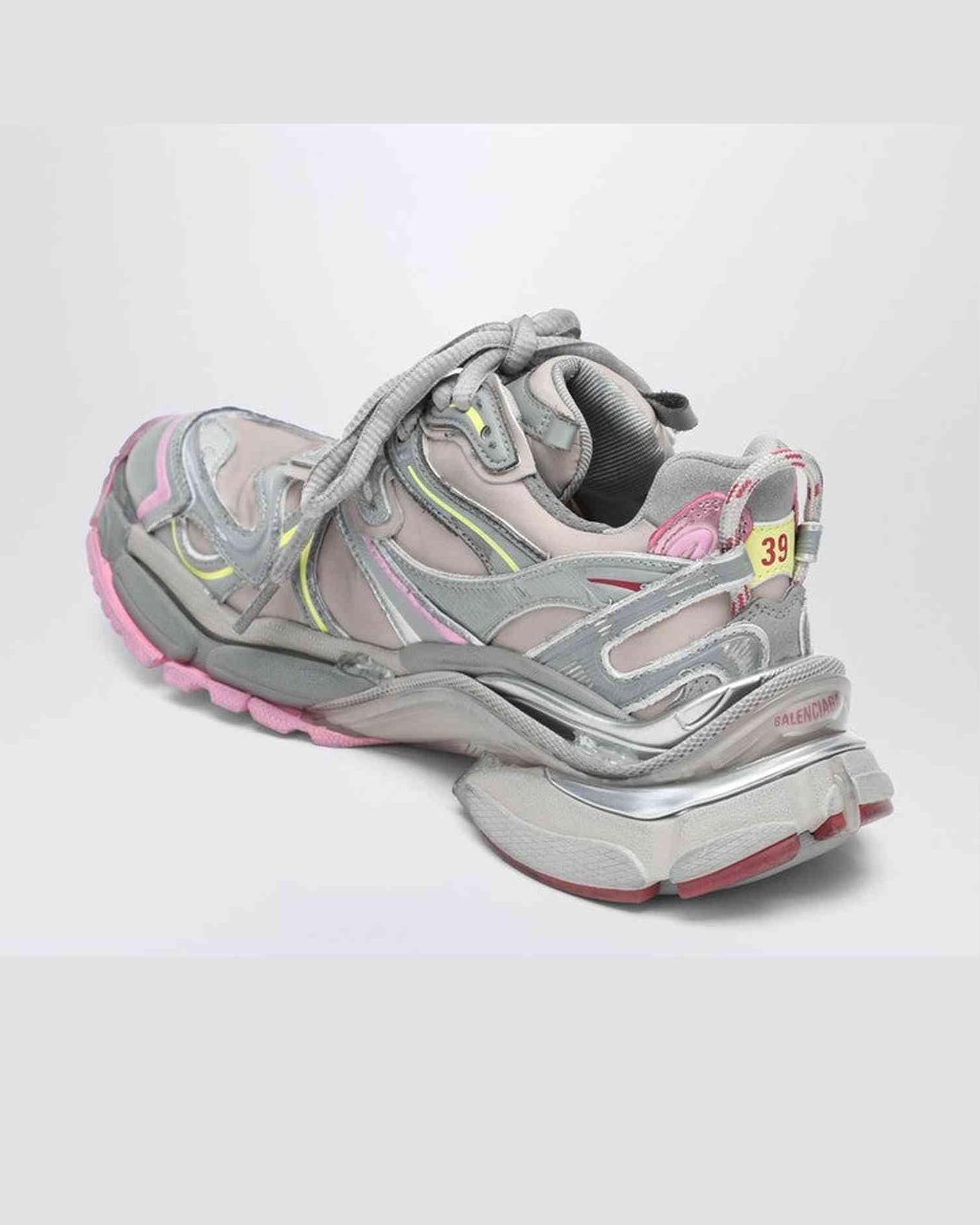Balenciaga Runner 20 Grey/yellow/pink Sneakers Glam Steals