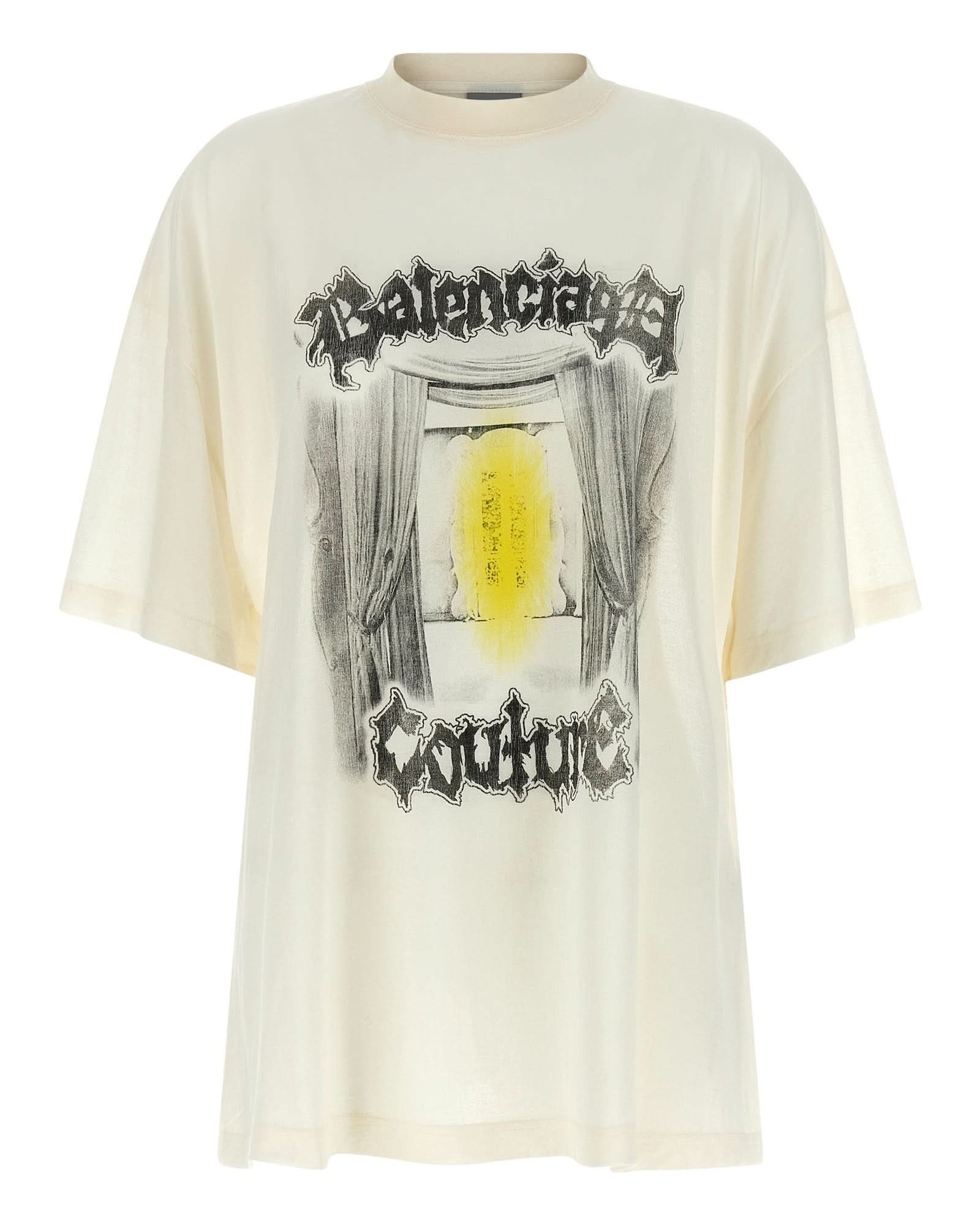 Balenciaga Shaped Salon De Couture T-shirt Glam Steals