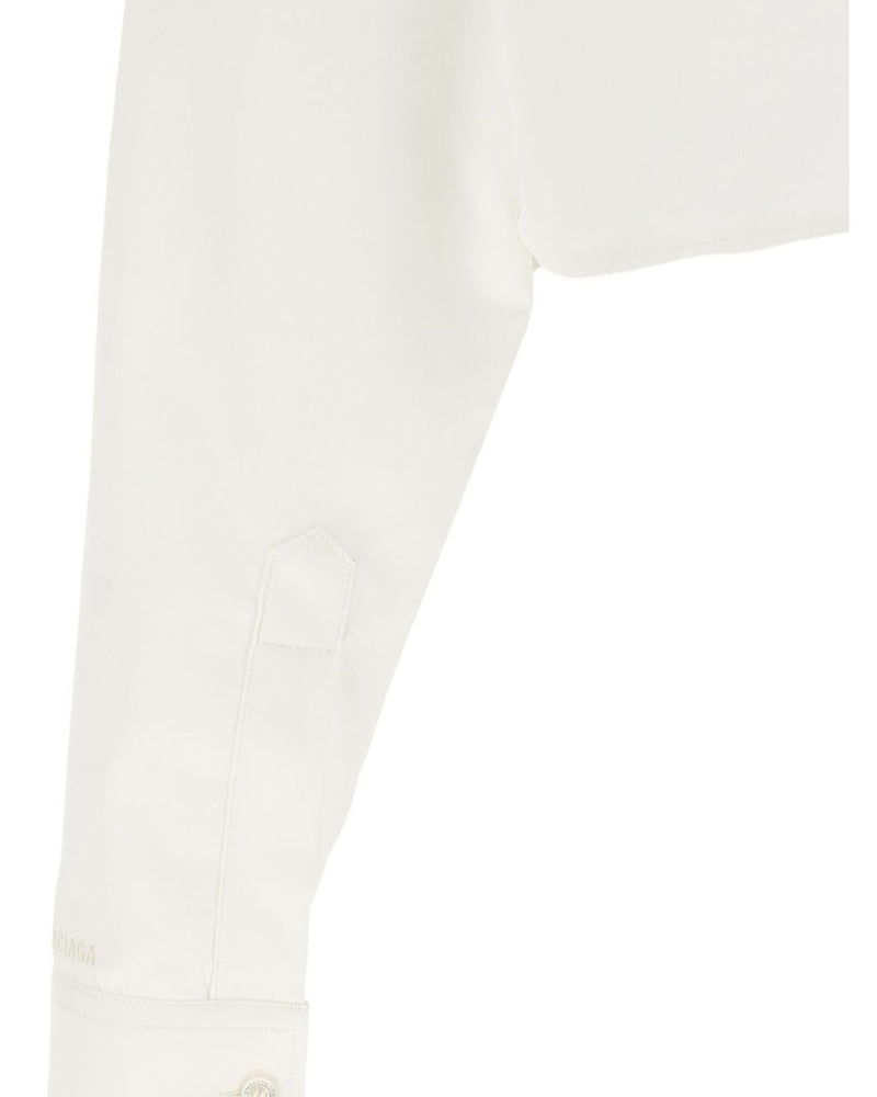 Balenciaga Cotton Cropped Shirt Glam Steals