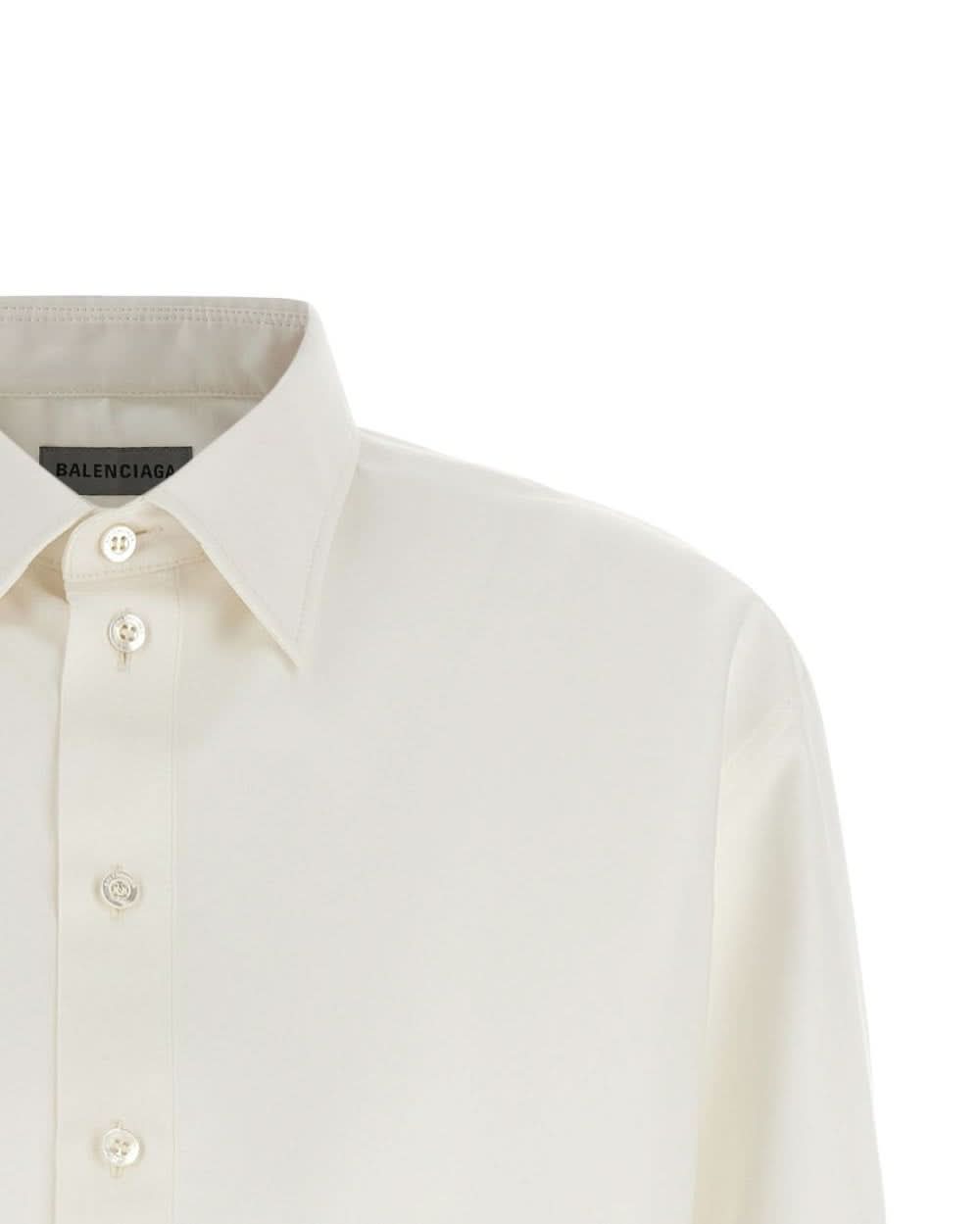 Balenciaga Cotton Cropped Shirt Glam Steals