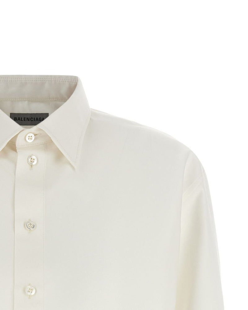 Balenciaga Cotton Cropped Shirt Glam Steals