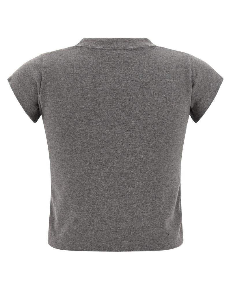 Balenciaga Shrunk Luxury Script T-shirt Glam Steals
