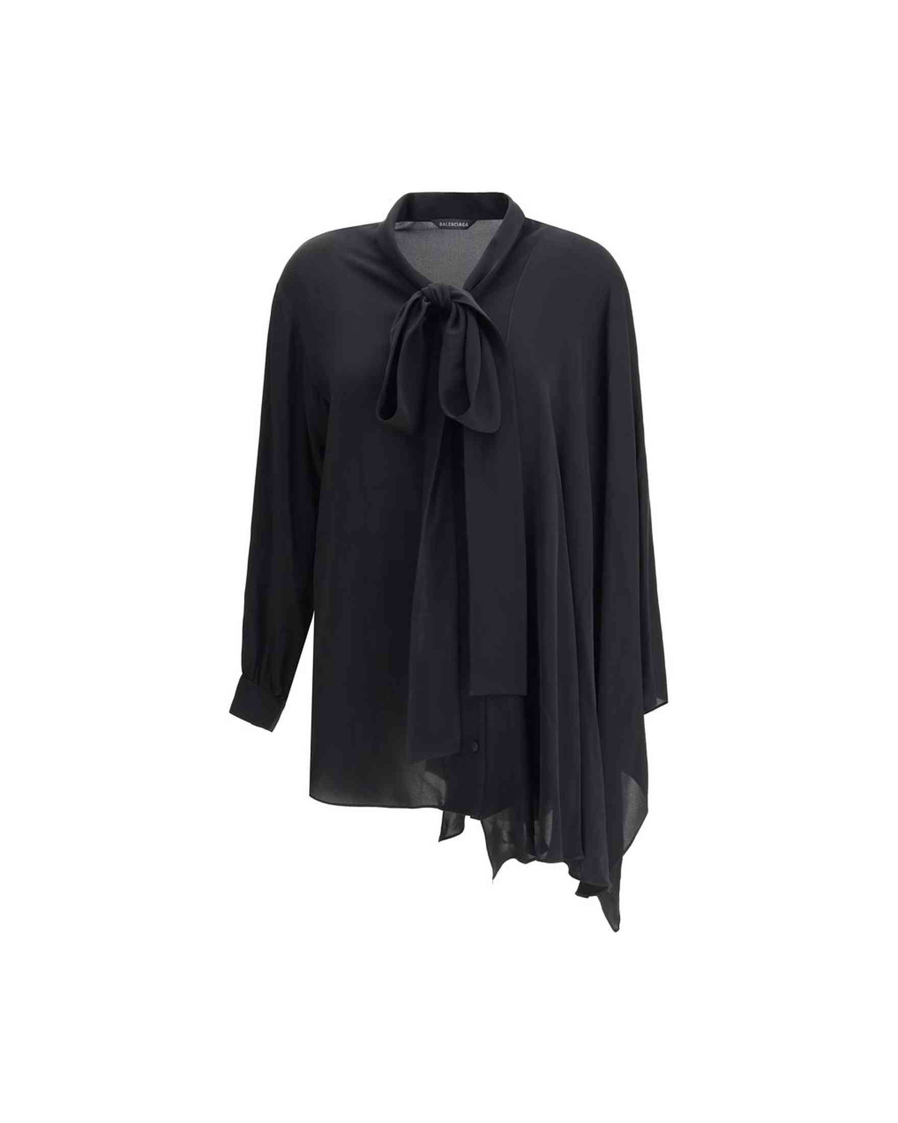 Balenciaga Silk Blouse Glam Steals