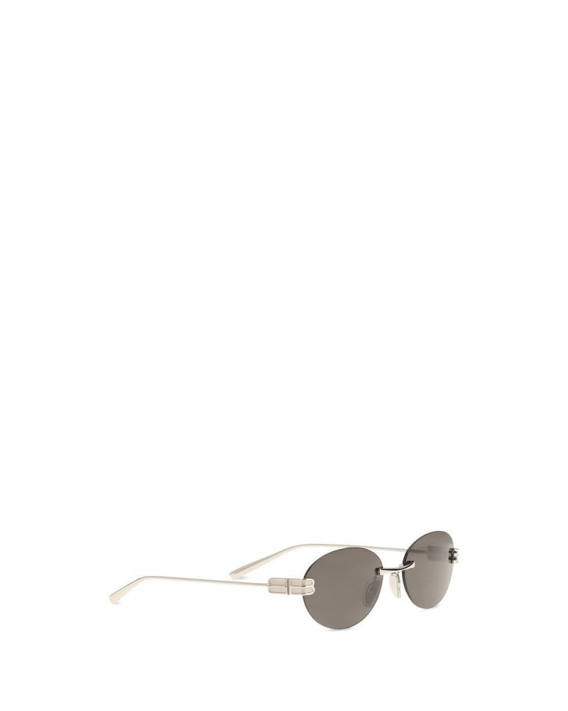 Balenciaga Silver Metal Sunglasses Glam Steals