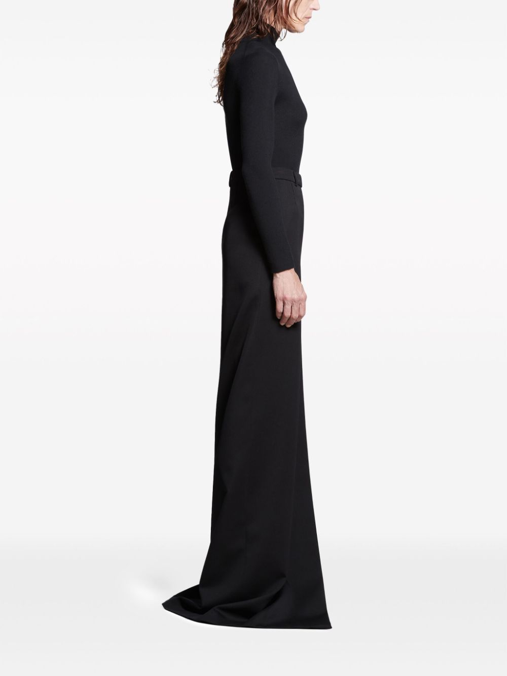 Balenciaga Slit Tailored Maxi Skirt Glam Steals