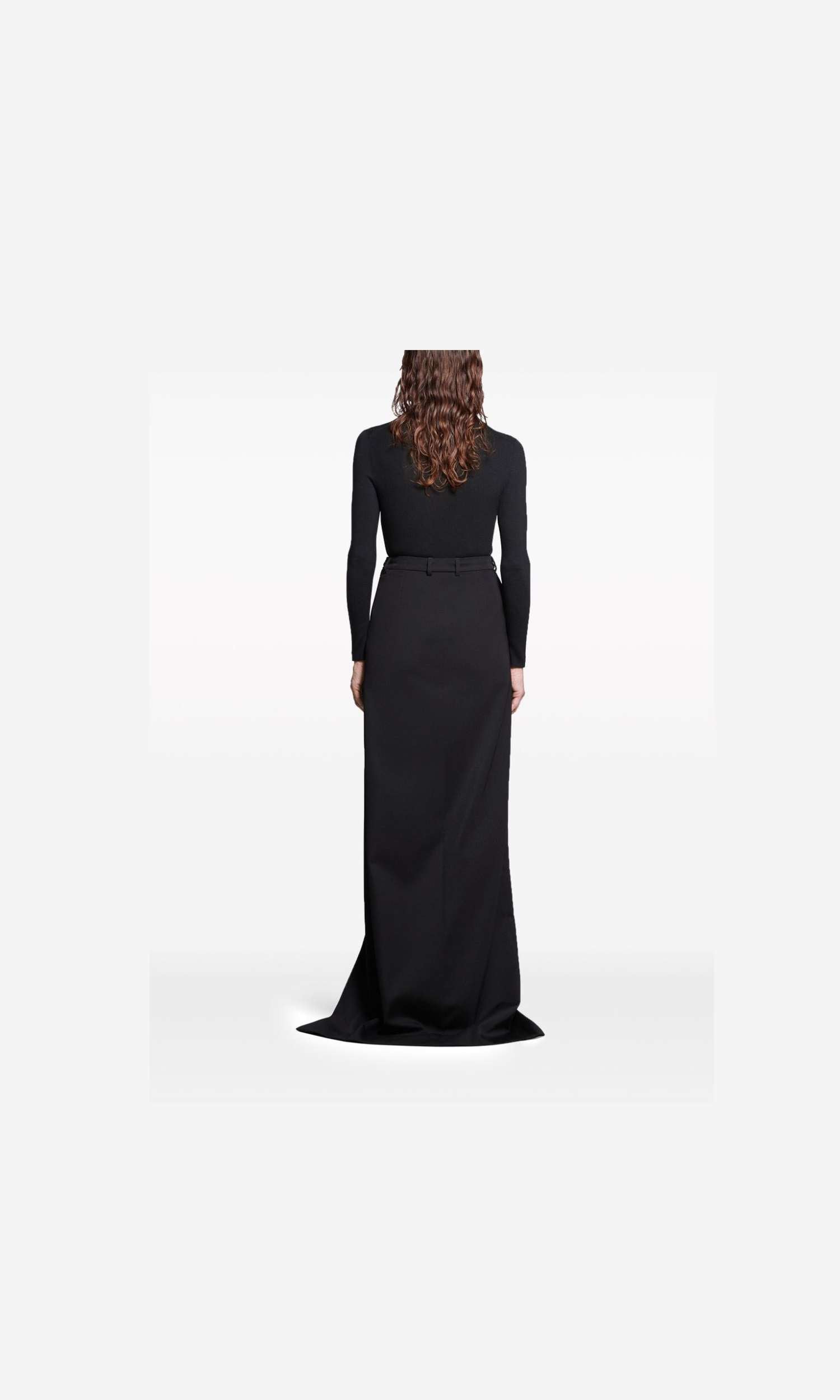 Balenciaga Slit Tailored Maxi Skirt Glam Steals