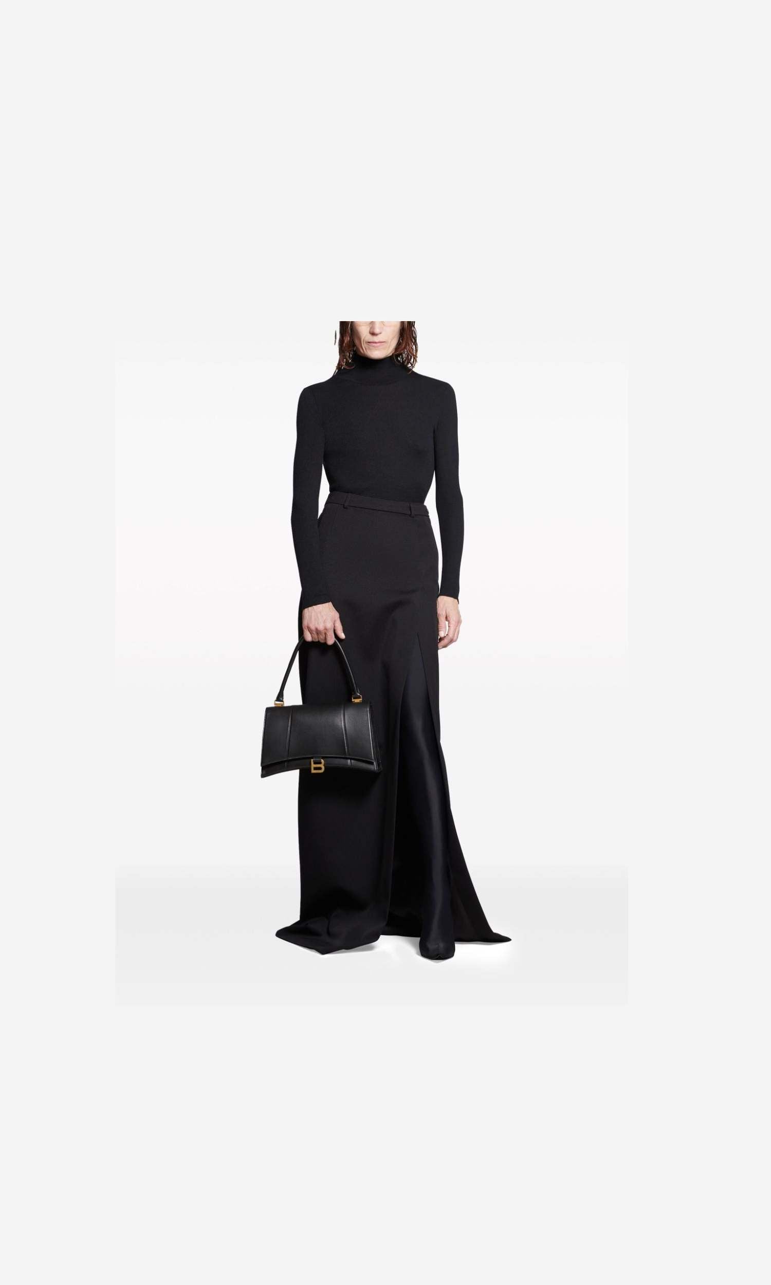 Balenciaga Slit Tailored Maxi Skirt Glam Steals