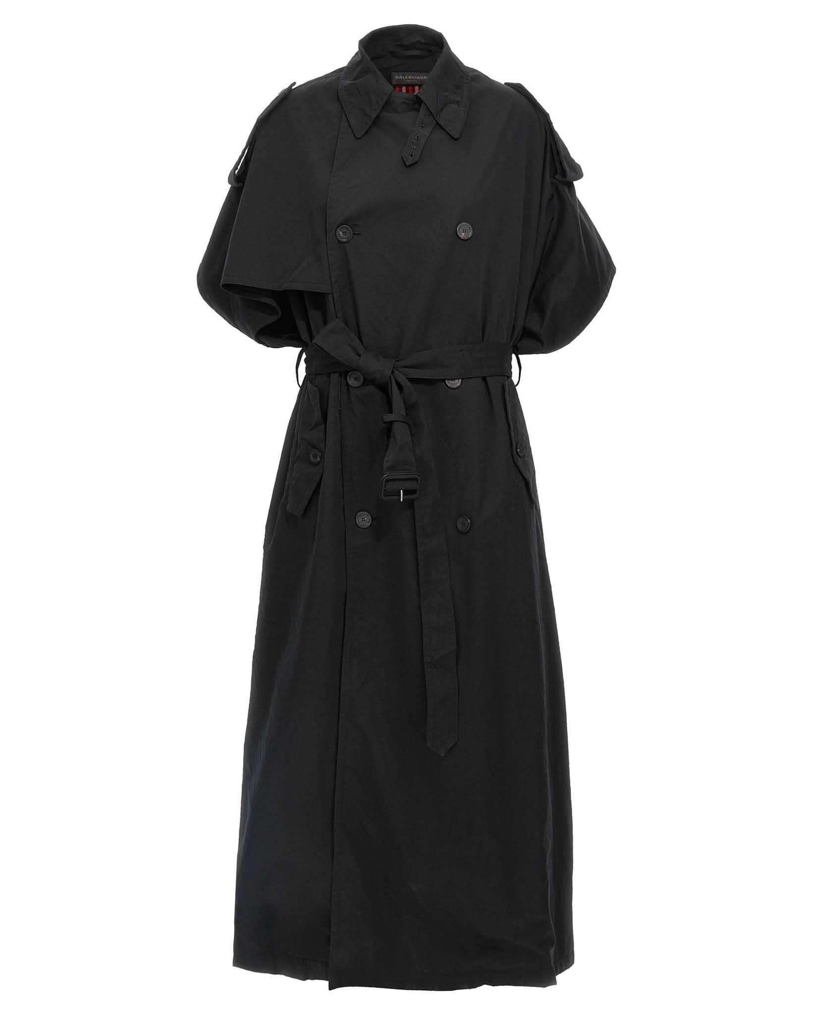 Balenciaga Stole Trench Coat Glam Steals