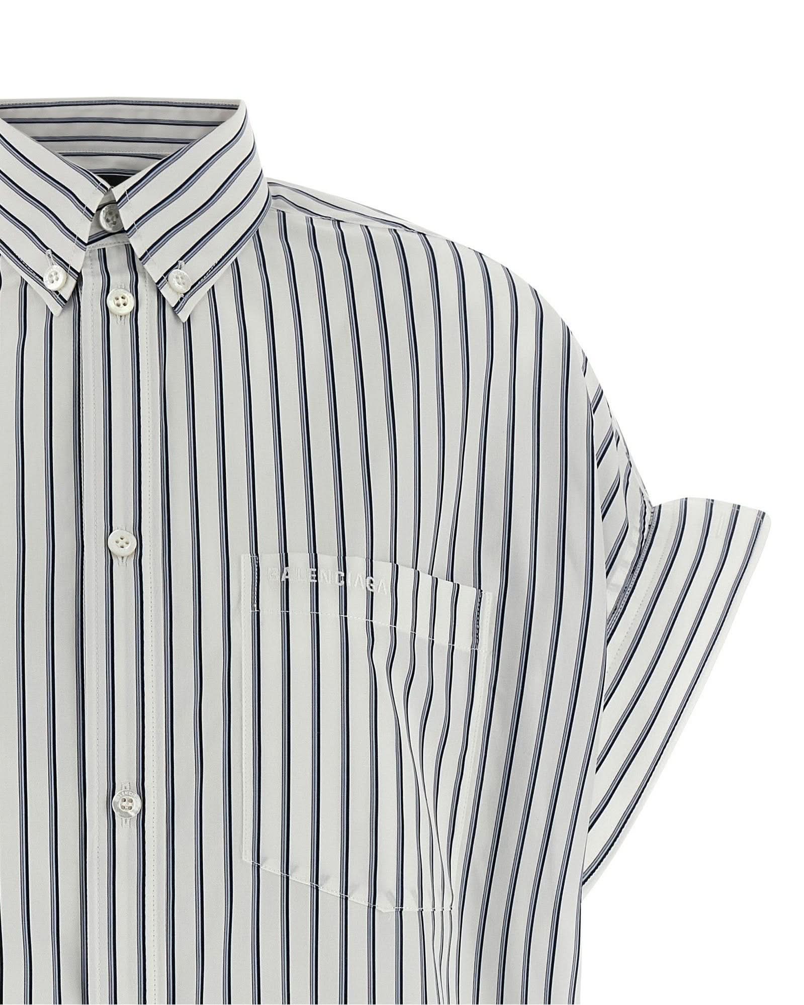 Balenciaga Striped Shirt Glam Steals