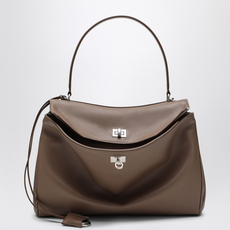 Balenciaga Taupe Medium Rodeo Bag in Smooth Calfskin Glam Steals