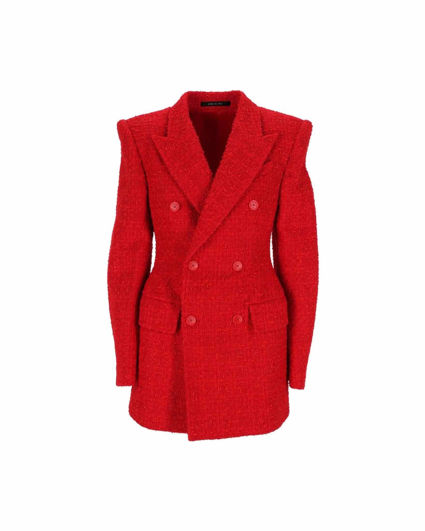 Balenciaga Tweed Blazer Jacket Glam Steals