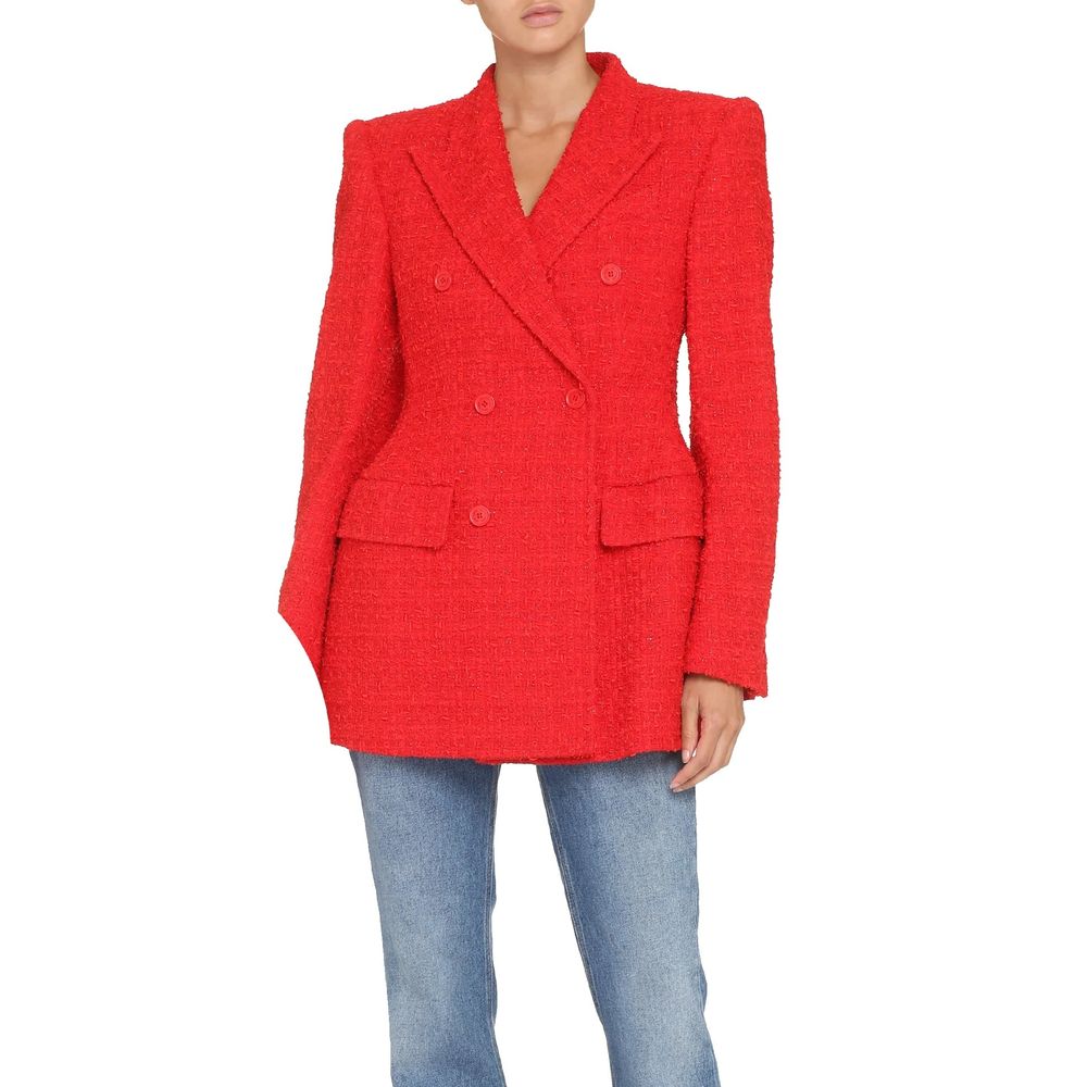 Balenciaga Tweed Blazer Jacket Glam Steals