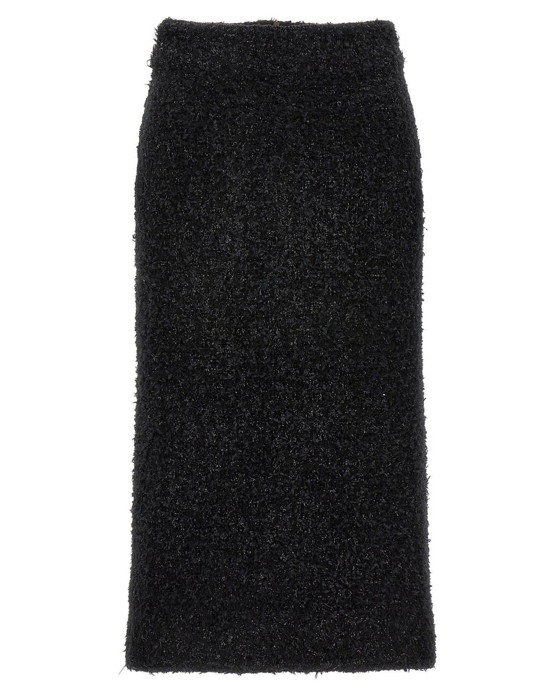 Balenciaga Tweed Midi Skirt Glam Steals
