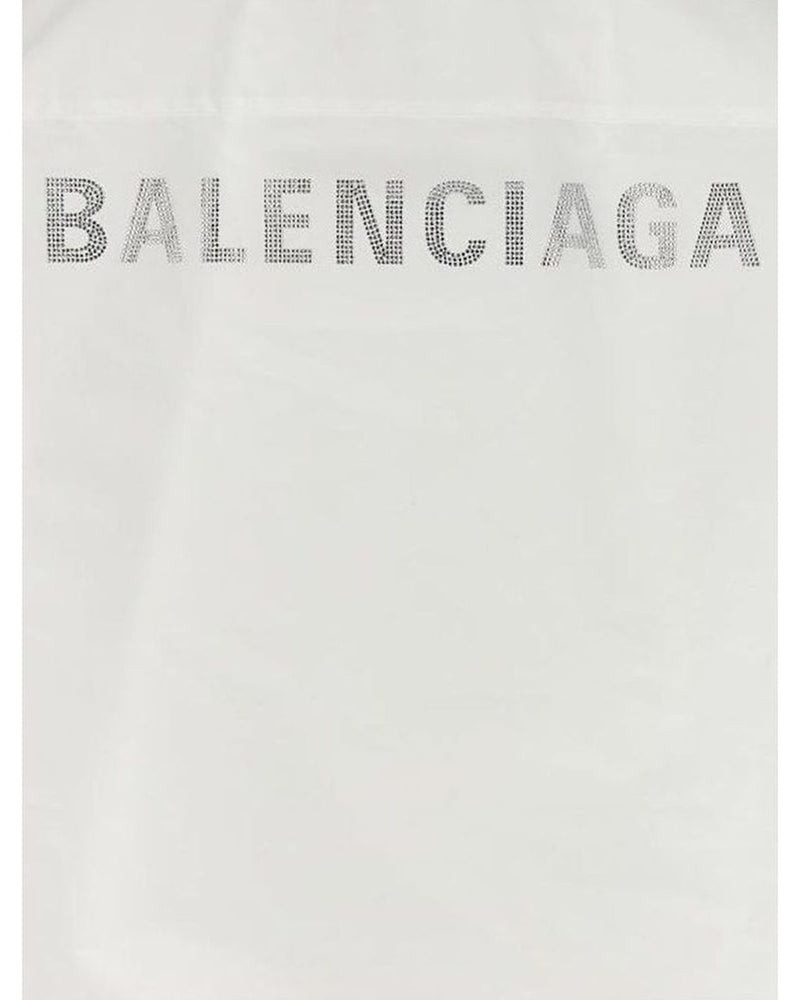 Balenciaga White Cotton Dress Shirt Glam Steals