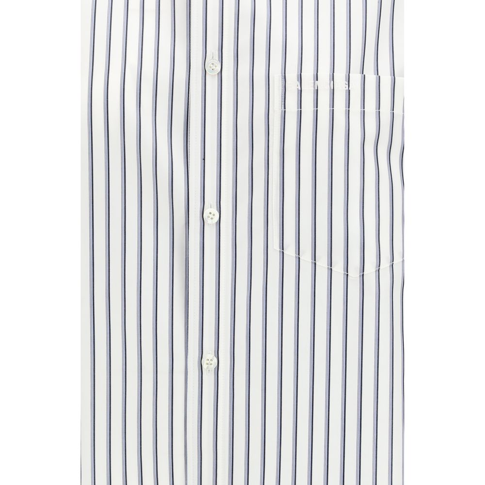 Balenciaga White Cotton Shortsleeve Shirt Glam Steals