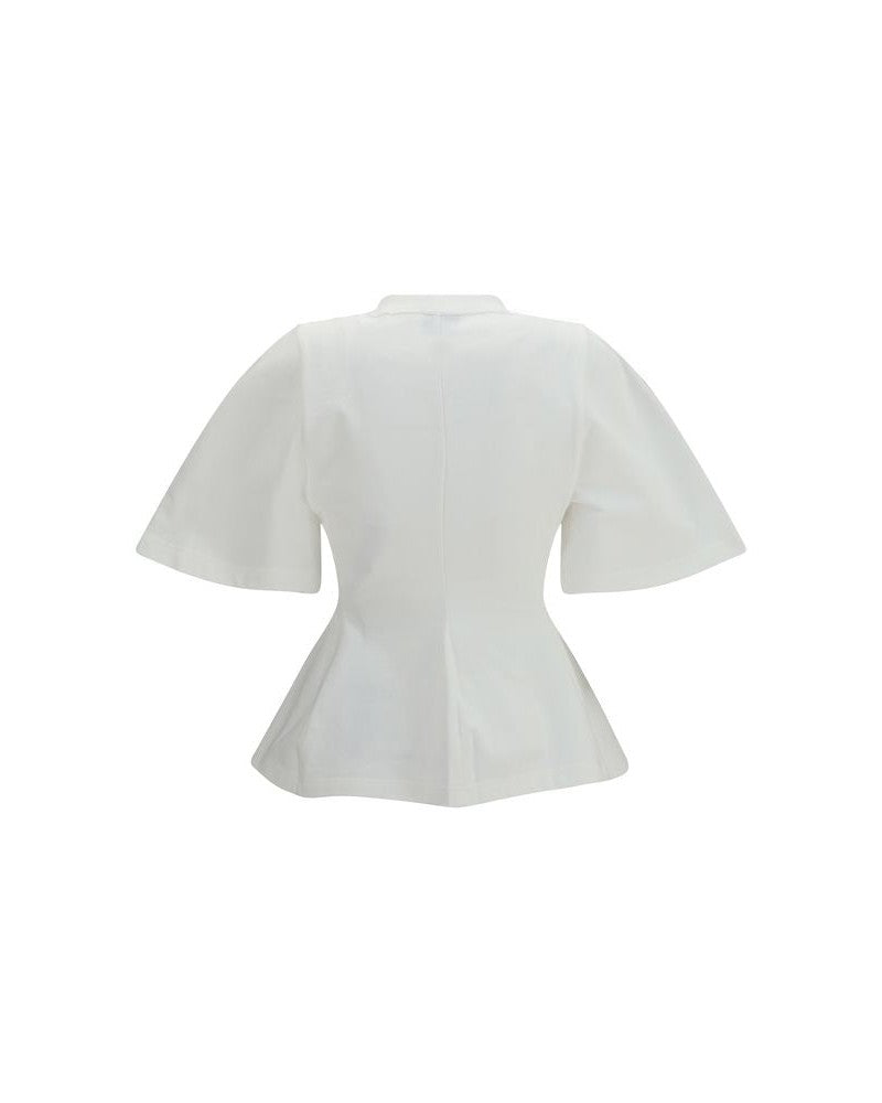 Balenciaga White Cotton T-shirt Glam Steals