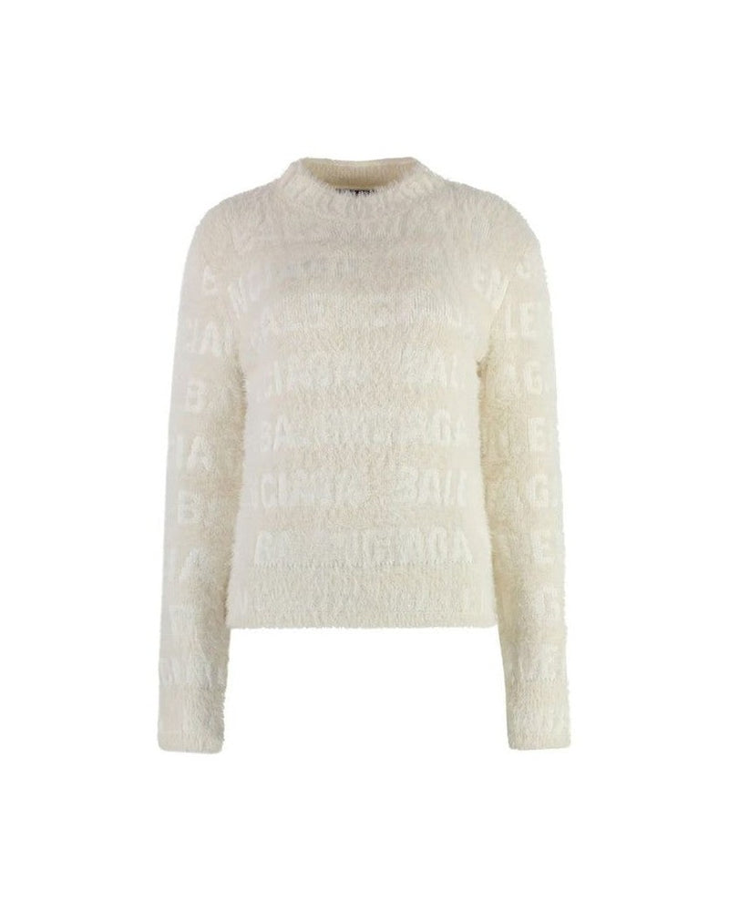 Balenciaga White Elastane Sweatshirt 