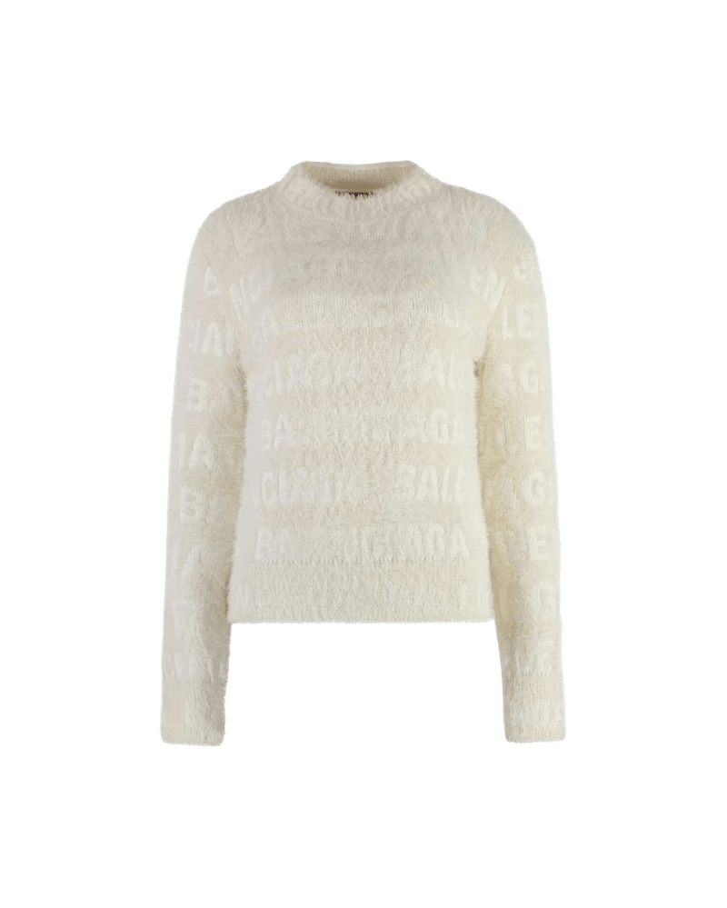 Balenciaga White Elastane Sweatshirt Glam Steals