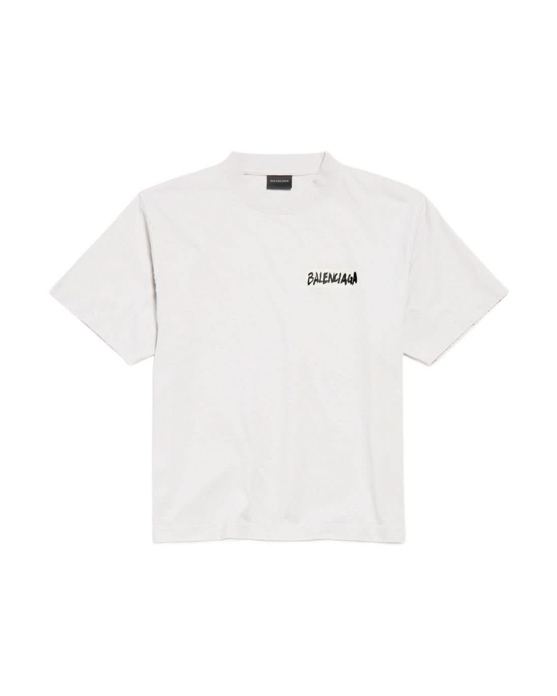 Balenciaga White Polo T-Shirt T-Shirts