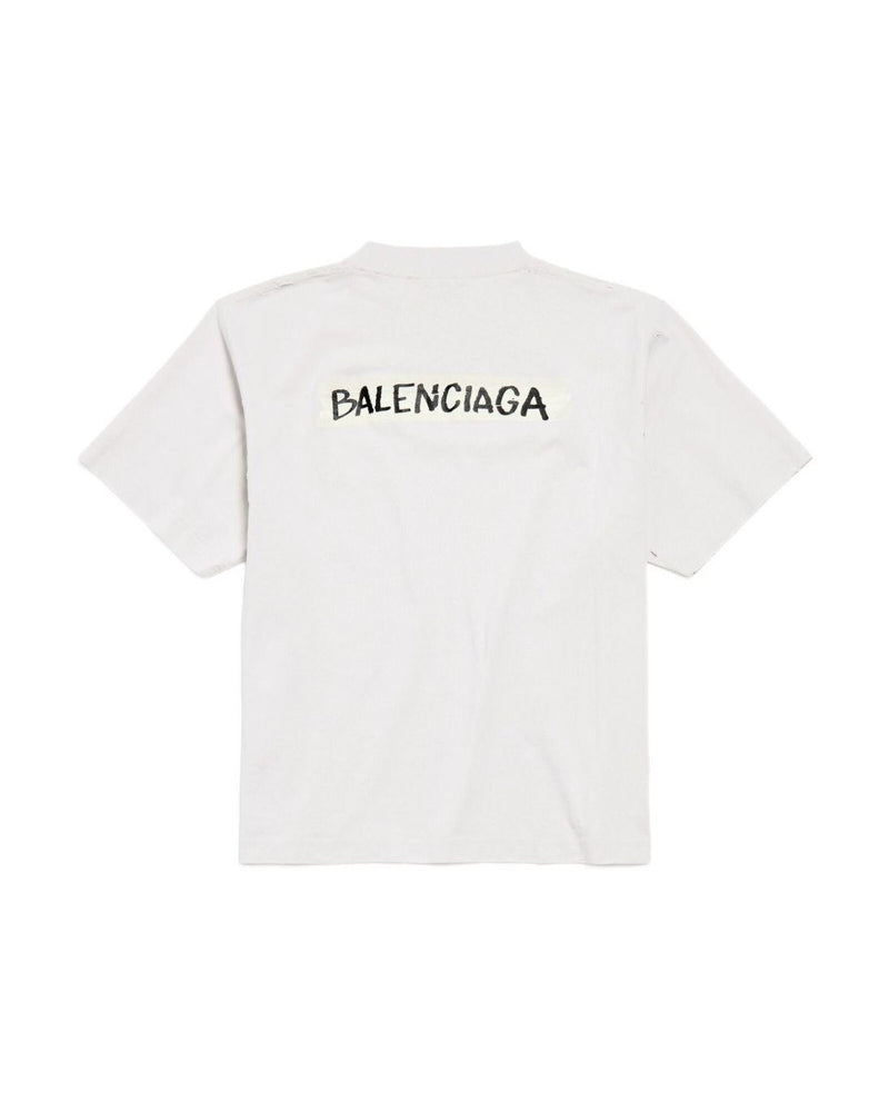 Balenciaga White Polo T-Shirt T-Shirts