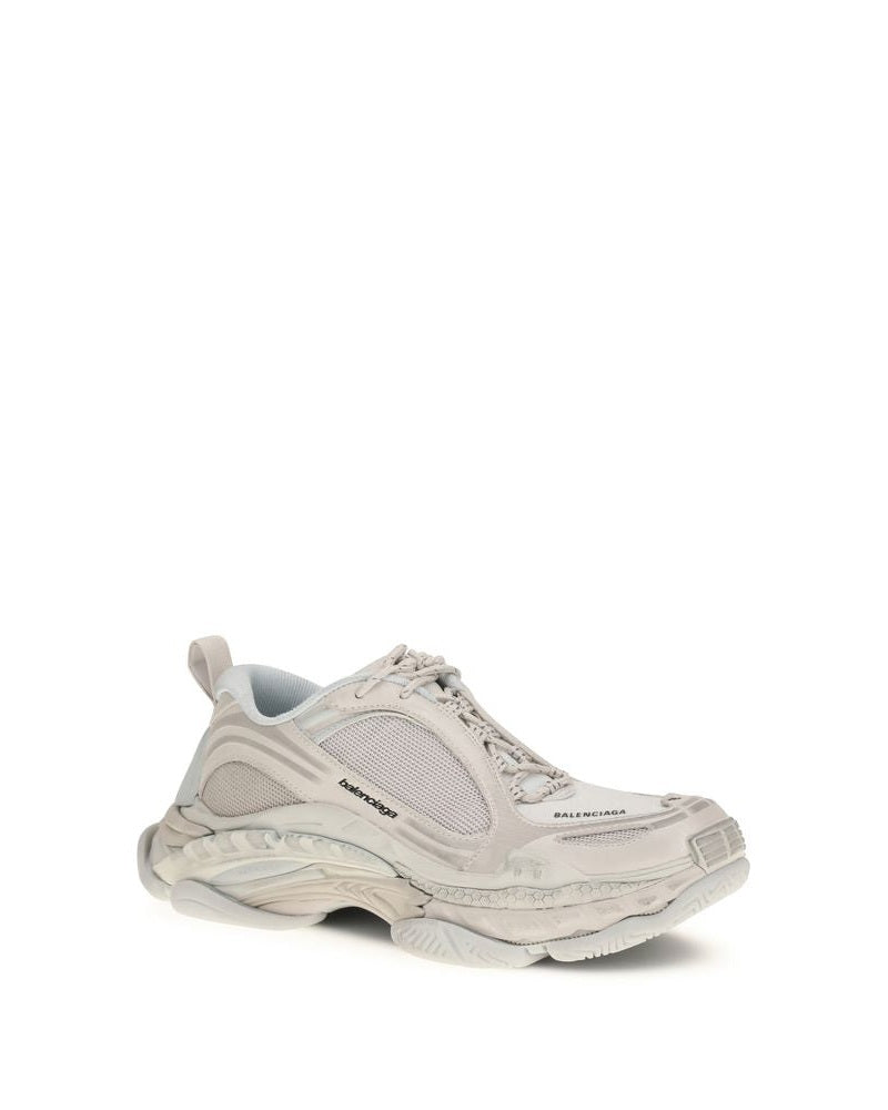 Balenciaga White Polyurethane Chunky Sneakers Glam Steals