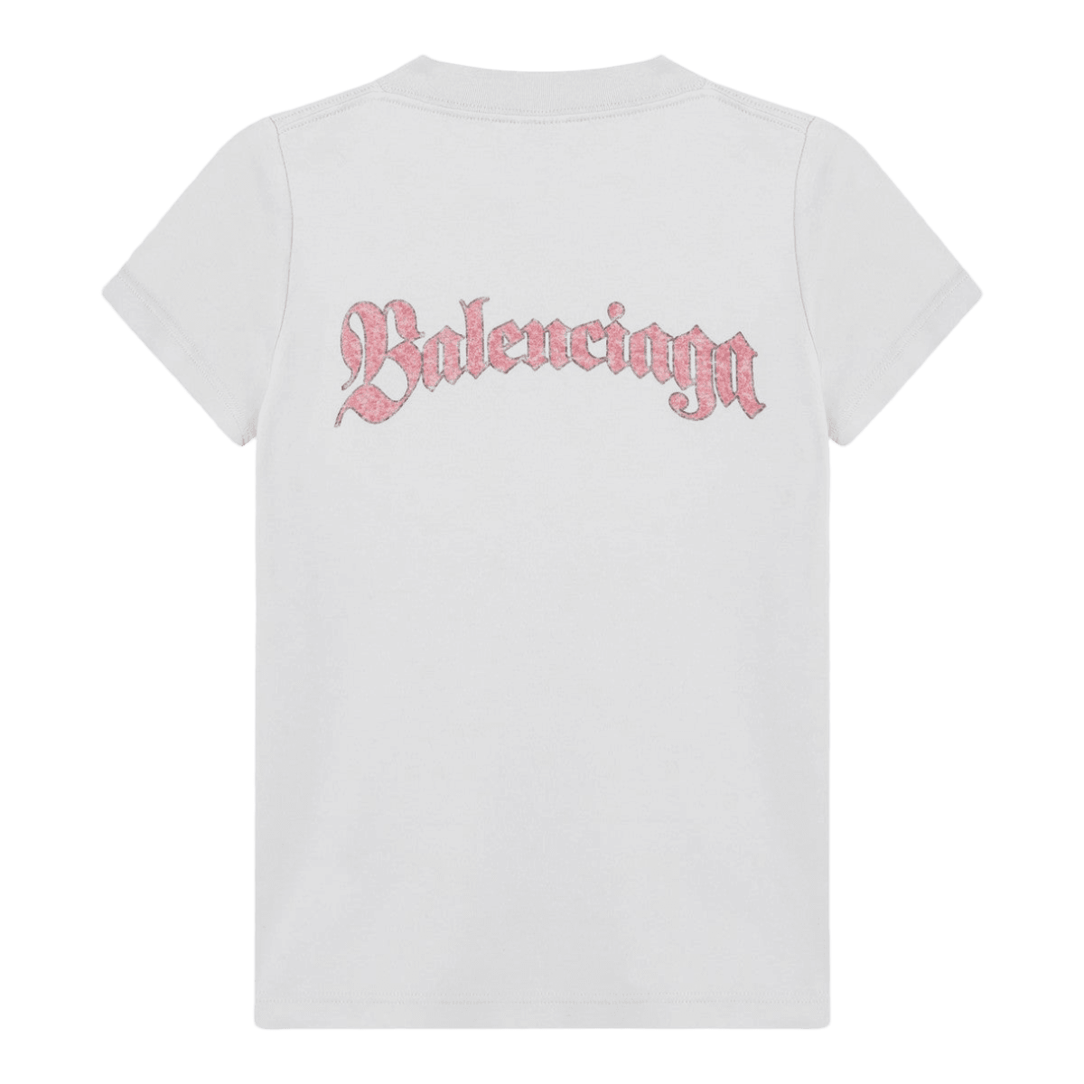Balenciaga White T-shirt with Logo Prints Glam Steals