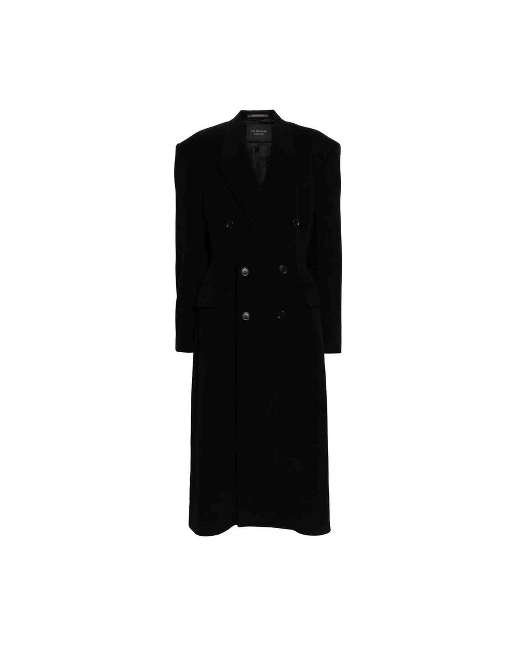 Balenciaga Wool Cashmere And Cinched Coat Glam Steals