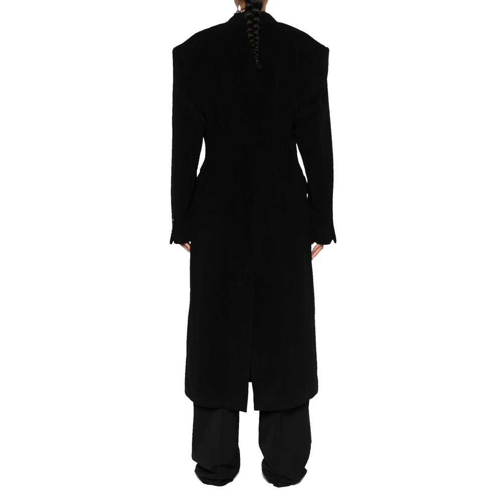 Balenciaga Wool Cashmere And Cinched Coat Glam Steals