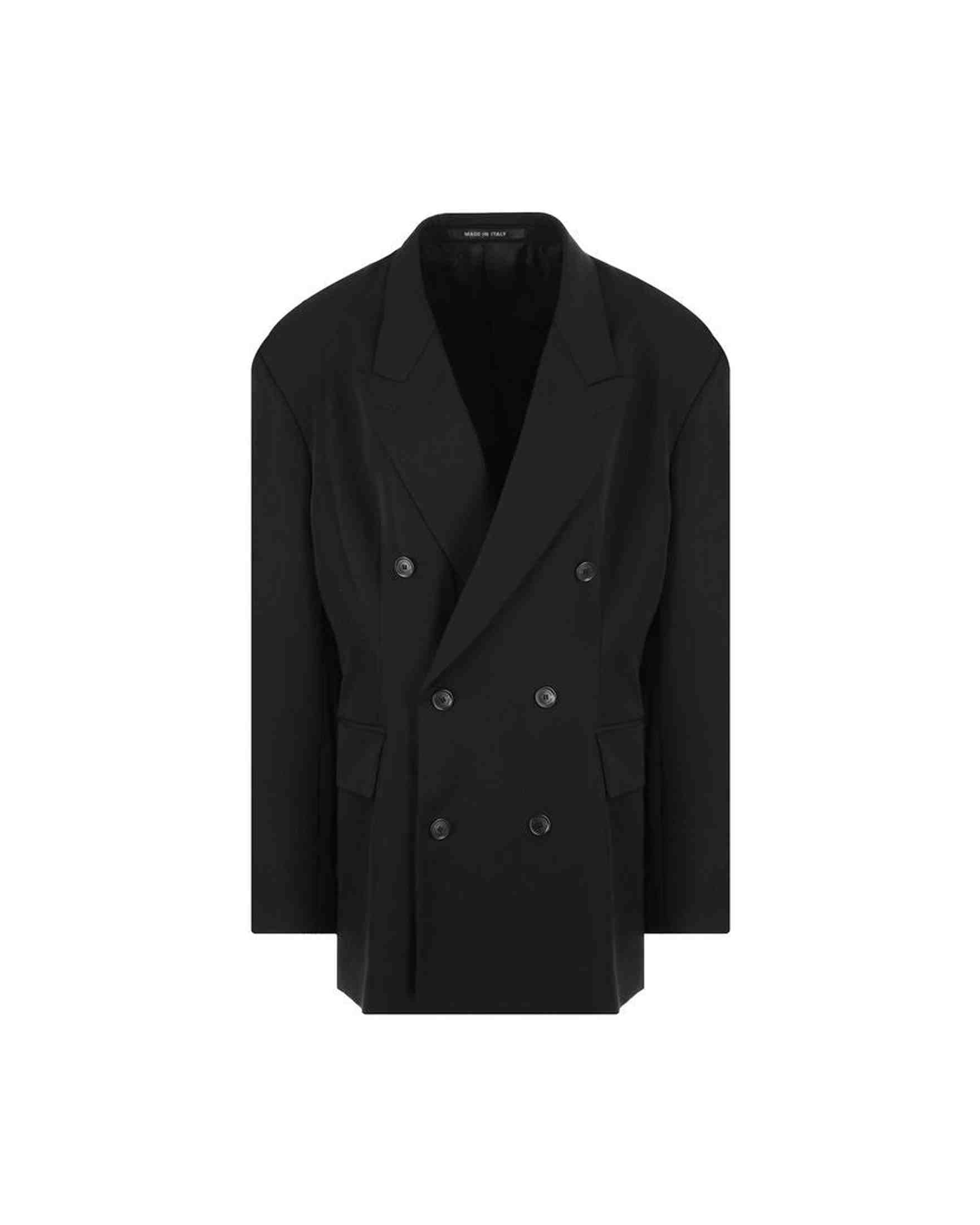 Balenciaga Wool Double Breasted Jacket Glam Steals