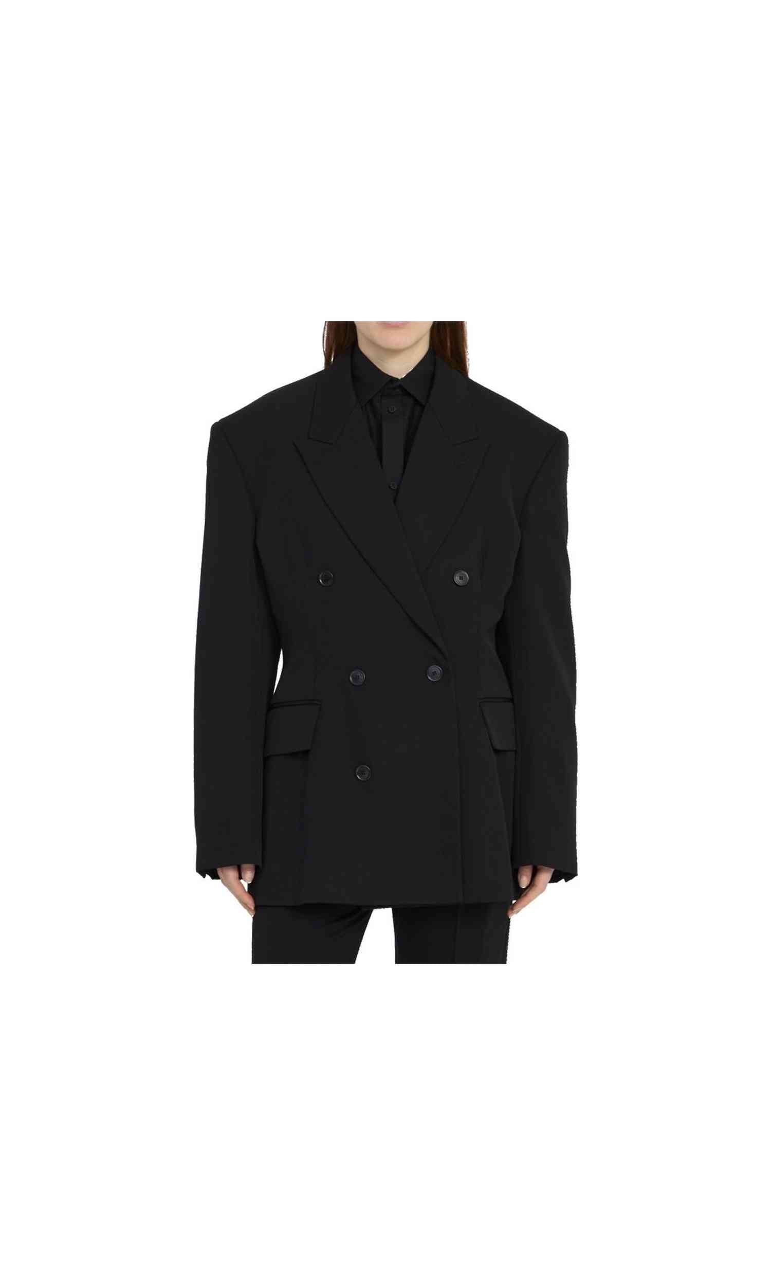 Balenciaga Wool Double Breasted Jacket Glam Steals