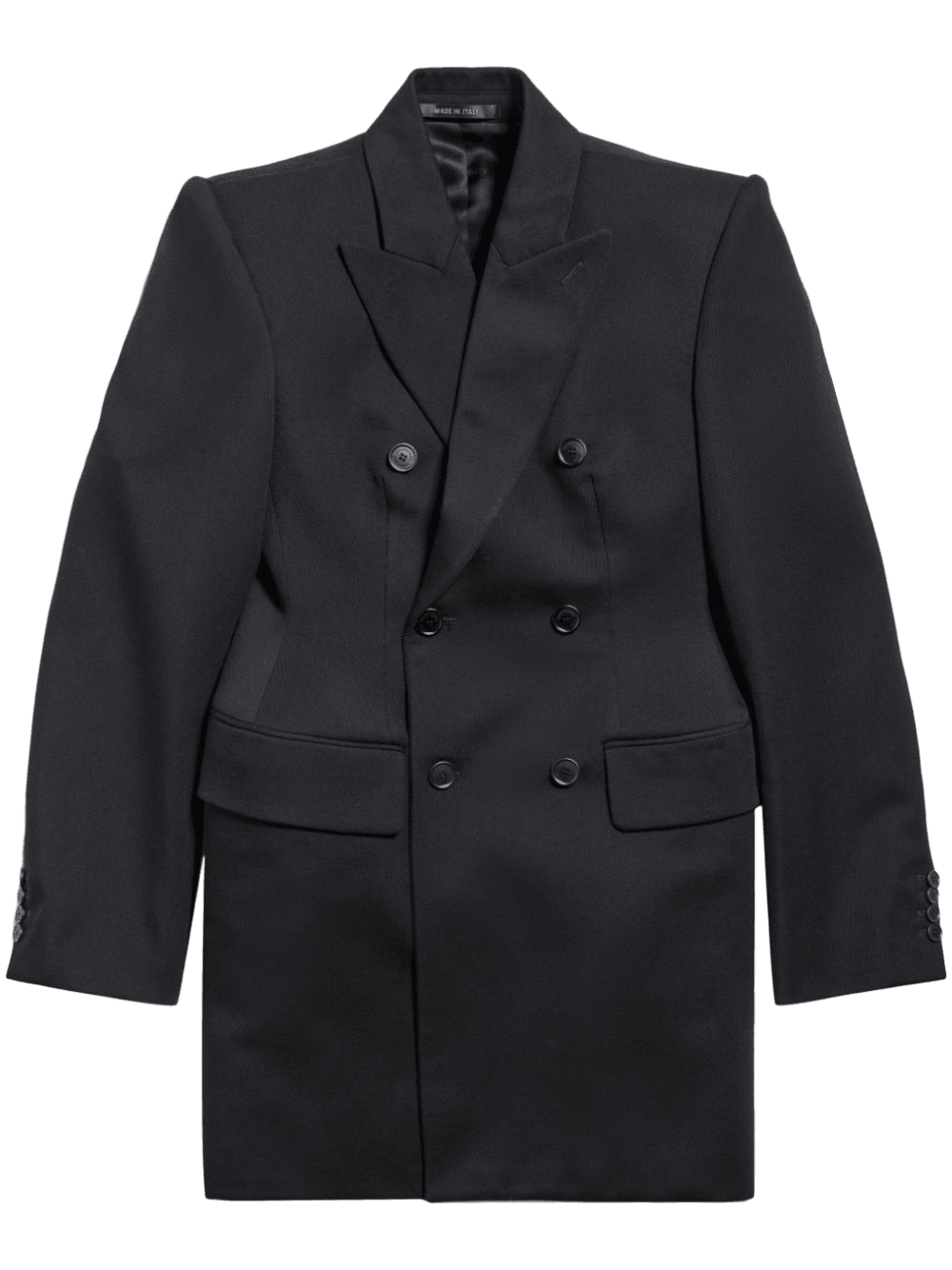 Balenciaga Wool Hourglass Virgin Double Breasted Blazer Glam Steals