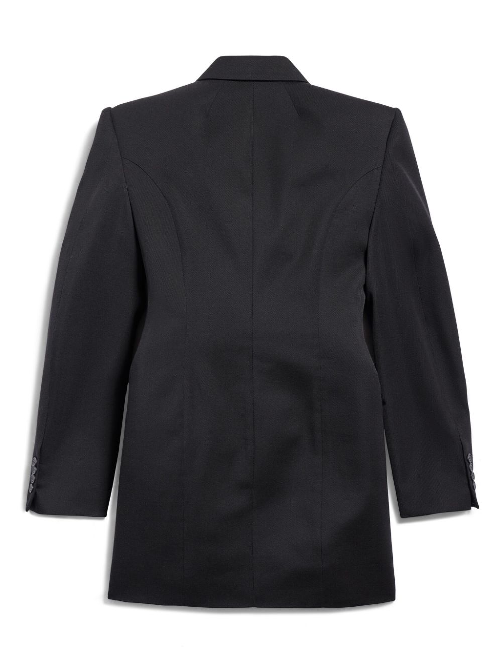 Balenciaga Wool Hourglass Virgin Double Breasted Blazer Glam Steals