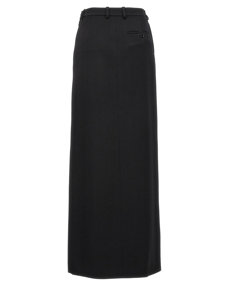 Balenciaga Wool Long Skirt Glam Steals