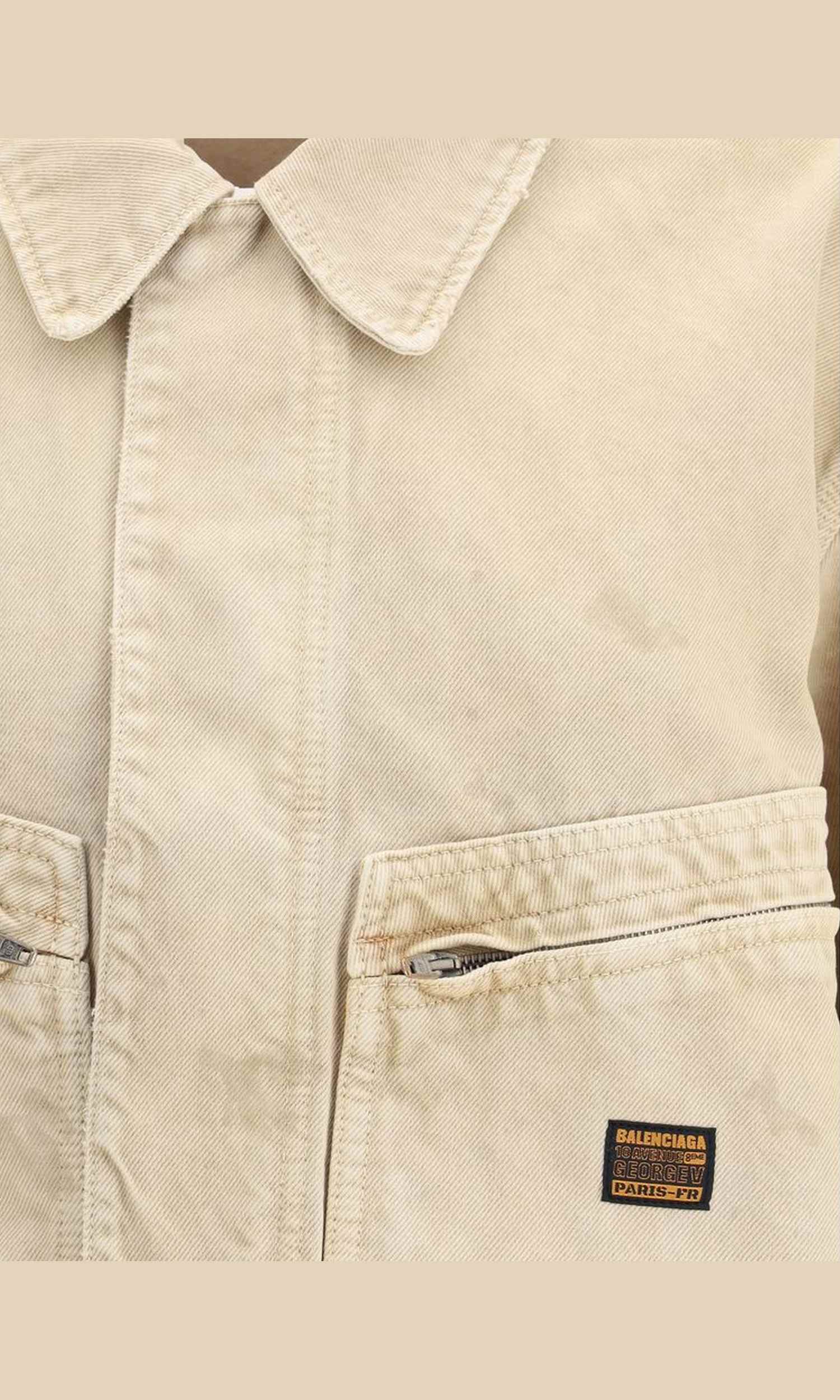 Balenciaga Workwear Crop Jacket Glam Steals