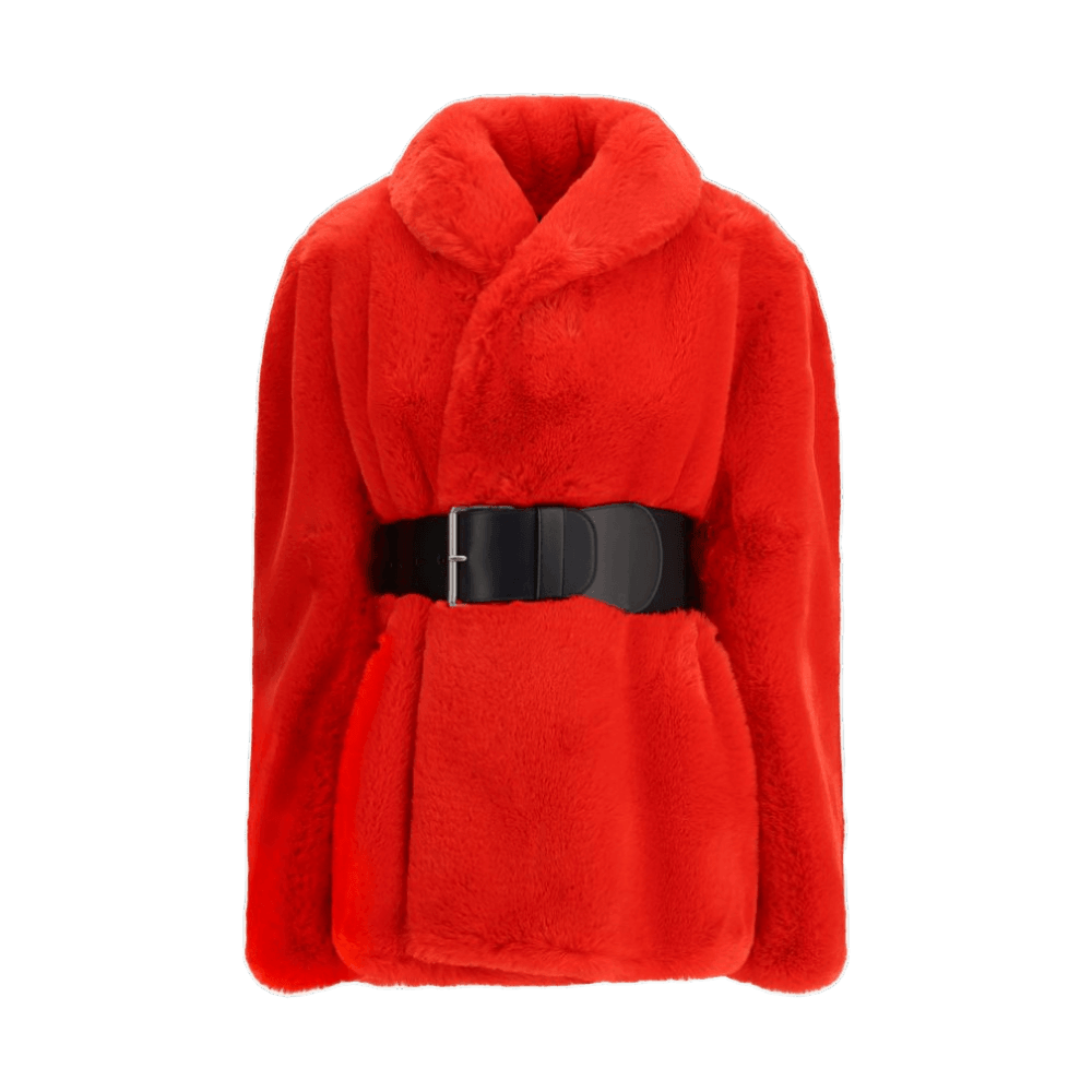 Balenciaga Wrap Faux Fur Coat Glam Steals