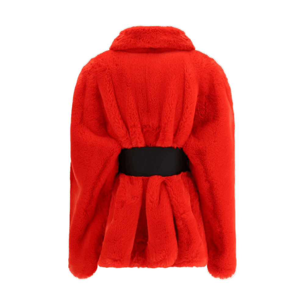 Balenciaga Wrap Faux Fur Coat Glam Steals