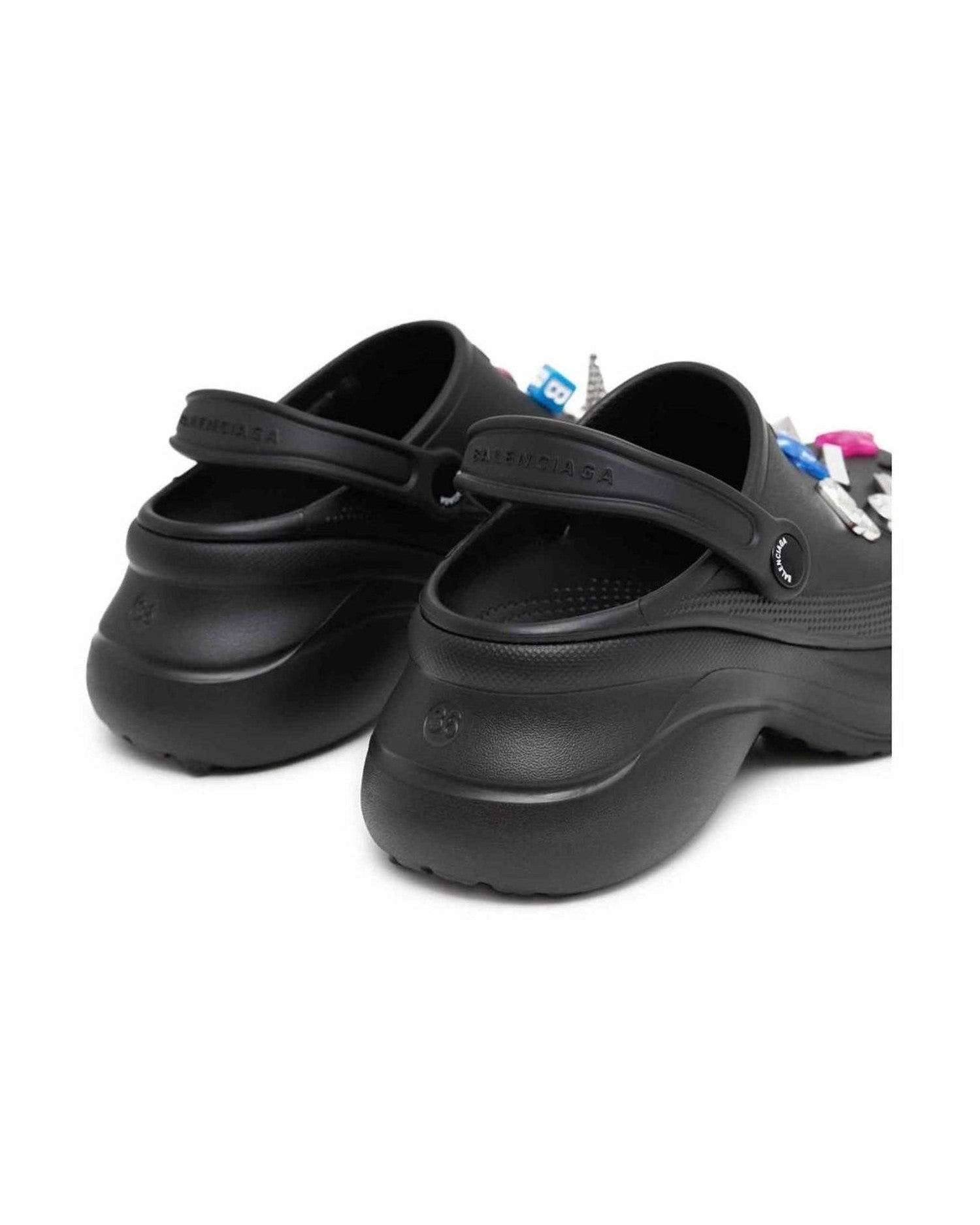 Balenciaga X Crocs Jibbitz Mules Glam Steals