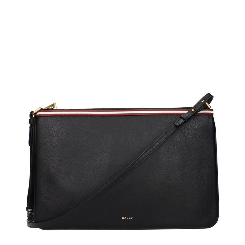 Bally Black Leather Crossbody Bag Glam Steals